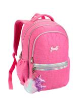 Mochila Teen Unicornio Denlex Just Jt1558 - Rosa