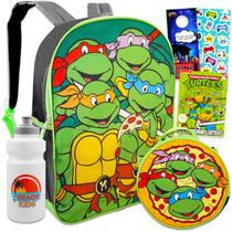 Mochila Teenage Mutant Ninja Turtles 15” com conjunto de lancheira