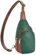 Mochila Telena Leather Sling Bag Fanny Pack Green Mochila Telena Leather Sling Bag Fanny Pack Green