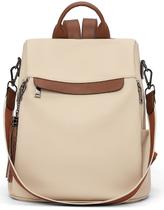 Mochila Telena PU Leather Anti-Theft Travel Women