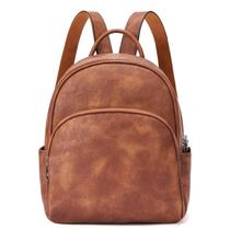 Mochila Telena Small para mulheres Mini Leather Brown Mochila Telena Small para mulheres Mini Leather Brown