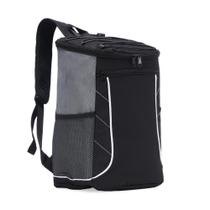 Mochila Térmica 18 Litros Portátil Trabalho Viagem Praia Com Bolsos