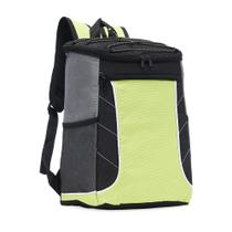 Mochila Térmica 18 Litros Viagem Praia Marmita Verde