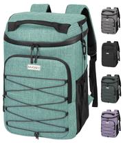 Mochila Térmica BAVGRED - 30 Latas, 20,4L, À Prova D'Água