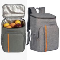 Mochila termica bolsa cooler 18 litros freezer vinho cerveja caixa impermeavel lancheira praia camping esportes trilha p
