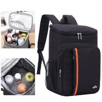 Mochila termica bolsa cooler grande freezer sacola 18 litros caixa vinho cerveja impermeavel praia camping esportes tril