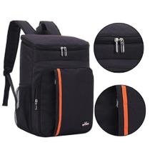 Mochila termica bolsa cooler grande freezer sacola 18 litros caixa vinho cerveja impermeavel praia camping esportes tril