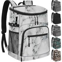 Mochila térmica Capolo isolada à prova de vazamentos, 30 latas de mármore