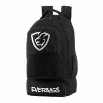 Mochila Térmica Fitness Master Everbags Preto Branco