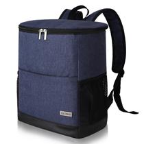 Mochila térmica HAWGON Leak Proof, 30 latas, impermeável, azul marinho