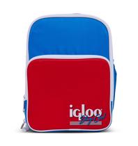 Mochila Térmica Igloo Retro Roja, Blanca y Azul