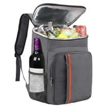 Mochila Térmica Impermeável Cinza Praticidade