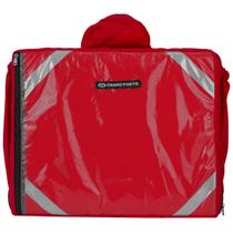 Mochila Térmica Marmita Cromo Forte Delivery Entrega Entregador Motoboy Pizza 45 Litros