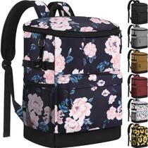 Mochila térmica Tenot 18L/33 latas isoladas à prova de vazamentos pretas