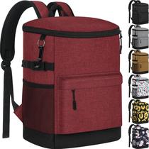 Mochila térmica Tenot 33 latas isolada à prova de vazamentos vermelha