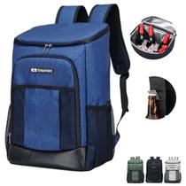 Mochila Térmica Termowave 25L Bolsa Cooler Bebidas Azul