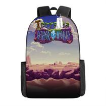 Mochila Terrarias Cartoon Kids School Oxford 29x16x42cm