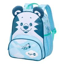 Mochila Tigor T. Tigre Happy Pilot Escolar Infantil Menino Cor:Azul