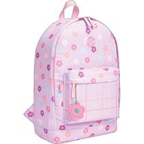 Mochila Tilibra Académie Floral Rosa