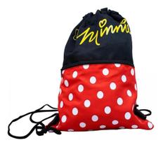 Mochila Tipo Saco Minnie 32x40cm Disney