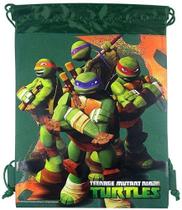 Mochila Tipo Saco Verde - Tartarugas Ninja - MINAS