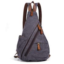Mochila tiracolo pequena de lona Sling Bag KL928 impermeável Mochila tiracolo pequena de lona Sling Bag KL928 impermeável