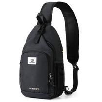 Mochila Tiracolo Sling Bag SKYSPER com RFID - Preta