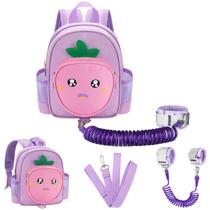 Mochila Toddler Leash Acmor Cute Peach para bebês e meninas Mochila Toddler Leash Acmor Cute Peach para bebês e meninas