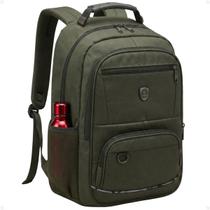 Mochila Trabalho Viagem Faculdade Reforçada Impermeável Verde Executiva Esportiva Para notebook 16 Polegadas Tamanho:Úni