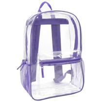 Mochila Trail Maker Clear Transparente PVC Purple Kids
