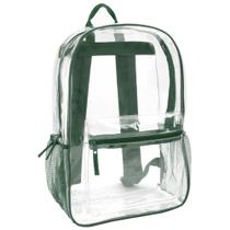 Mochila Trail Maker transparente em PVC verde para crianças