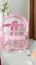 Mochila Transparente De Costas P Enfermagem Curso Natação Passeio Adulto Infantil Mochila Transparente De Costas P Enfermagem Curso Natação Passeio Adulto Infantil