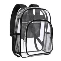 Mochila Transparente HEEYA - Resistente em TPU (17,2 x 14 x 5,7 polegadas)