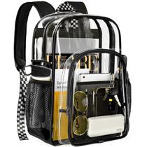 Mochila transparente PAMANO Transparent Heavy Duty para trabalhos universitários