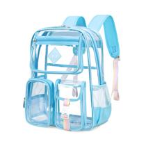Mochila Transparente PIG PIG GIRL - Ideal para Escola, Faculdade, Trabalho e Viagens Mochila Transparente PIG PIG GIRL - Ideal para Escola, Faculdade, Trabalho e Viagens