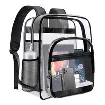 Mochila transparente SDFGHG Shape resistente Heavy Duty Large Clear