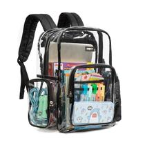 Mochila Transparente TXSN Heavy Duty - Média - Preta Mochila Transparente TXSN Heavy Duty - Média - Preta