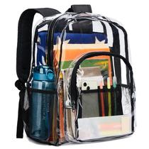 Mochila Transparente Vorspack Heavy Duty Extra Grande - Preta