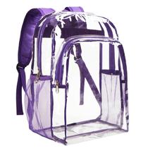 Mochila transparente Vorspack Heavy Duty Transparente Roxa
