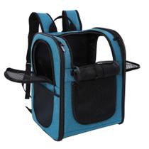 Mochila transportadora de animais de estimação Apollo Walker para cães e gatos Teal Mochila transportadora de animais de estimação Apollo Walker para cães e gatos Teal