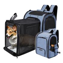 Mochila transportadora para animais de estimação Petskd expansível para cães pequenos e médios