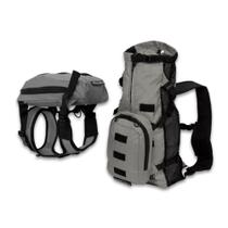 Mochila transportadora para cães K9 Sport Sack Walk-On Medium Shark Grey