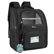 Mochila Transportadora para Perro PetAmi para Gatos y Cachorros Hasta 8 kg Negra Mochila Transportadora para Perro PetAmi para Gatos y Cachorros Hasta 8 kg Negra