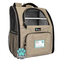 Mochila Transportadora para Perros PetAmi para Gato y Cachorro hasta 8 kg Taupe