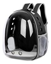 Mochila Transporte PET Animais Transparente Preto China - CW01