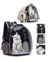 Mochila Transporte Pet Gato Cachorro Cão Acrílico Ventilação