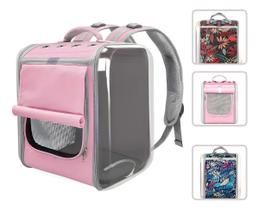 Mochila Transporte Pet Grande Cão Gato Confortável Resistente Ventilada Mochila Transporte Pet Grande Cão Gato Confortável Resistente Ventilada