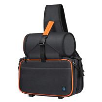 Mochila Transversal Câmera Fotográfica Profissional Prova D'Água Light Pro Dslr dji Ronin-SC / Ronin-S Cor Preto - Puluz