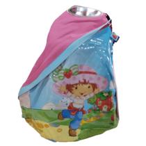 Mochila Transversal Com Uma Alça Infantil Moranguinho Rosa Mochila Transversal Com Uma Alça Infantil Moranguinho Rosa