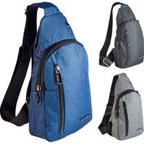 Mochila Transversal Reforçada Alça Ajustável Urbana Juvenil - Yepp